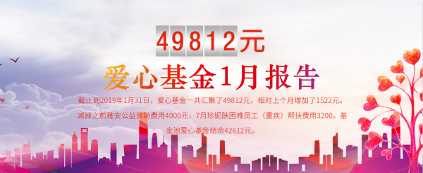 愛心基金2019年1月報告